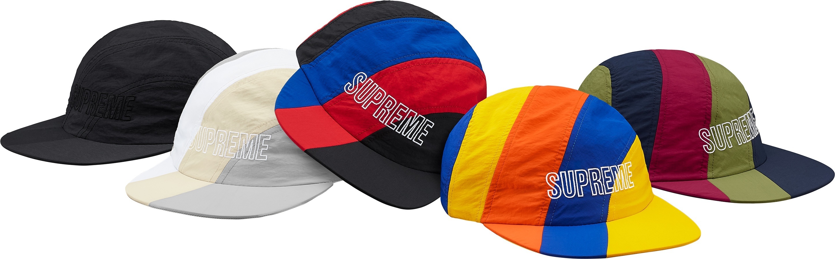 Diagonal Stripe Nylon Hat
